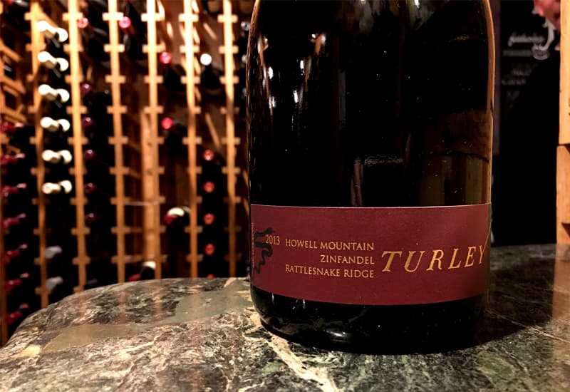 2013 Turley Wine Cellars Rattlesnake Ridge Zinfandel, Howell Mountain, USA