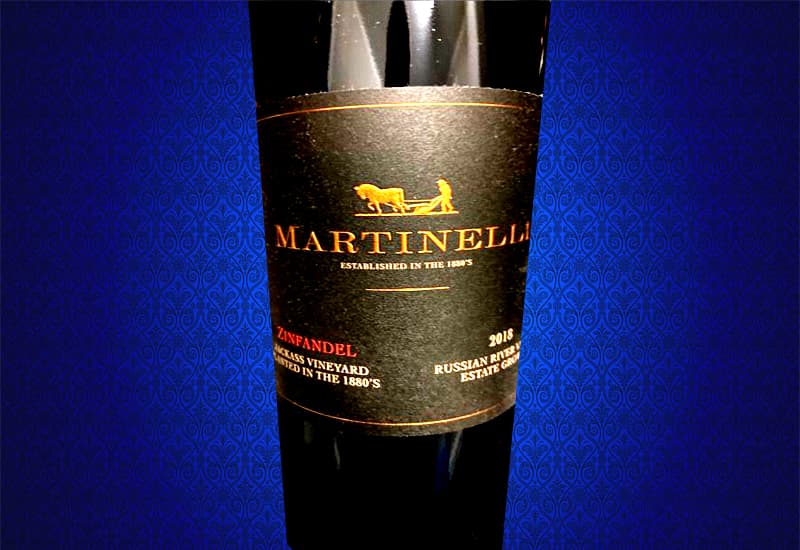 2018 Martinelli Jackass Hill Zinfandel, Russian River Valley, USA