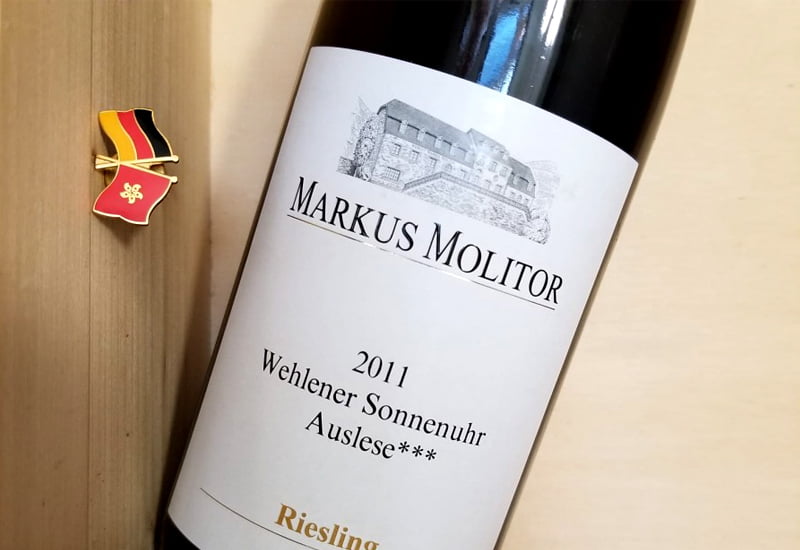 2011 Markus Molitor Wehlener Sonnenuhr Riesling Auslese, Mosel, Germany