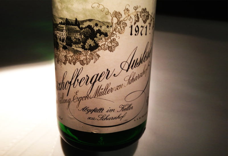 Egon Muller Scharzhofberger Riesling Beerenauslese 1971