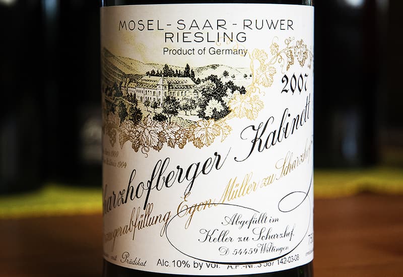 Egon Müller Scharzhofberger Riesling Trockenbeerenauslese