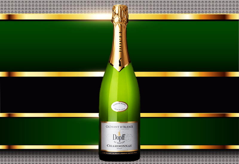 Dopff Au Moulin Crémant d'Alsace Chardonnay Brut 2015, France