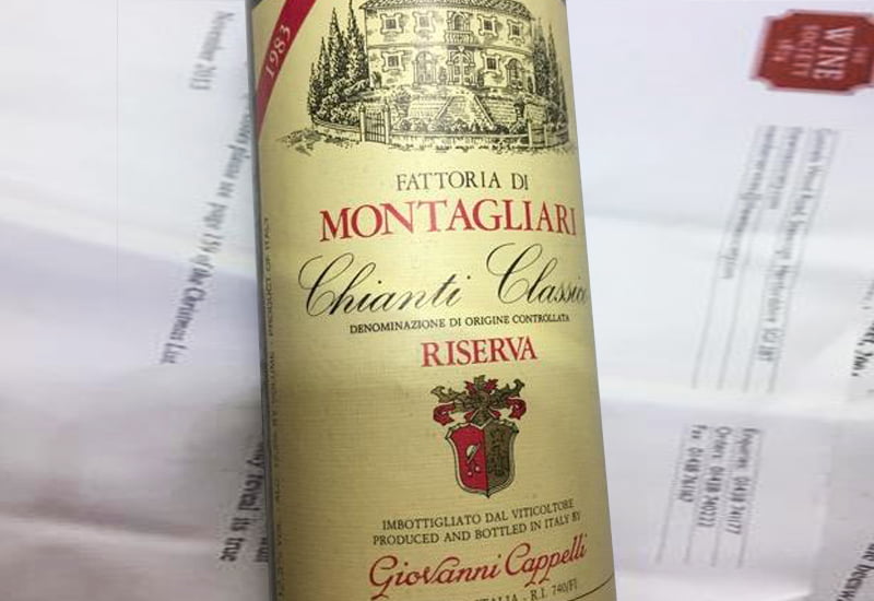 1983 Fattoria Montagliari Chianti Classico Riserva DOCG