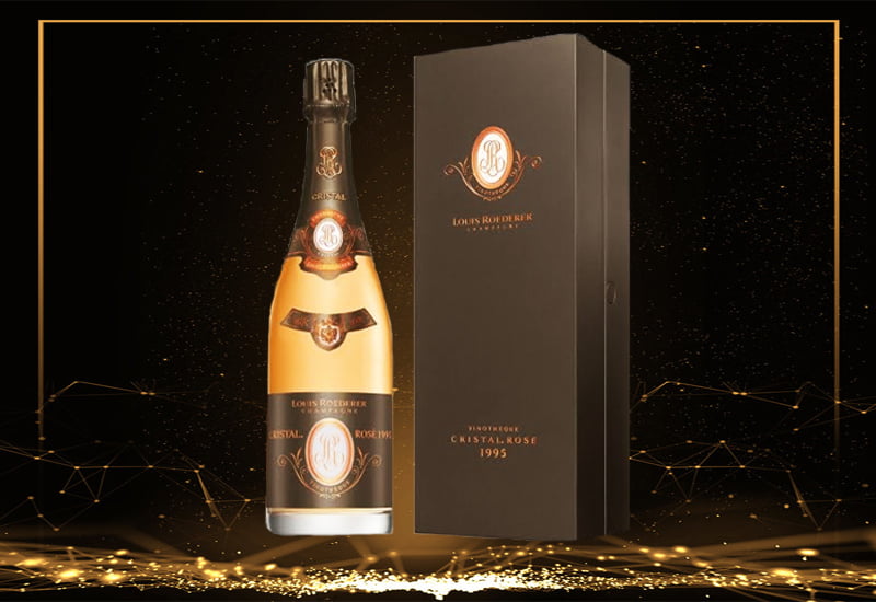 Louis Roederer Cristal Vinotheque Edition Brut Rose Millesime 1999, Champagne, France