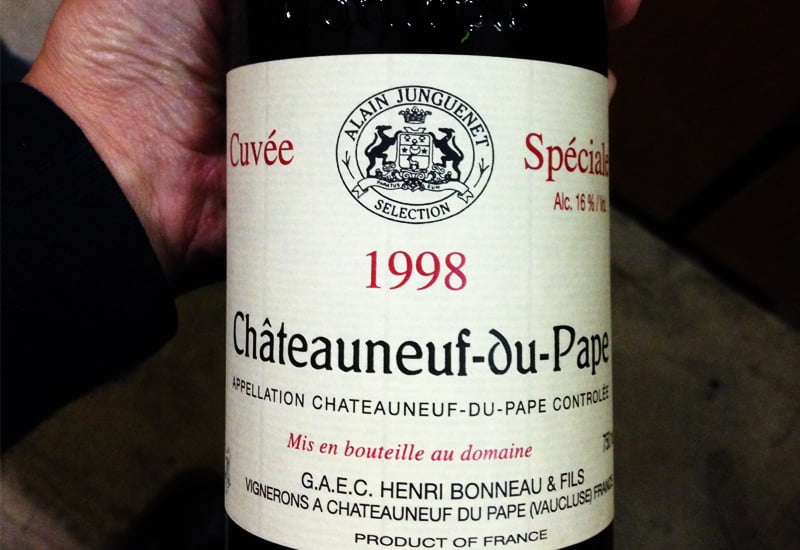 1998 Henri Bonneau Chateauneuf-du-Pape Reserve des Celestins