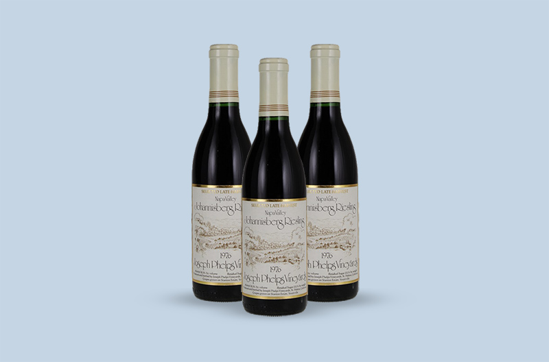 Joseph Phelps Vineyards Selected Late Harvest Johannisberg Riesling 1976