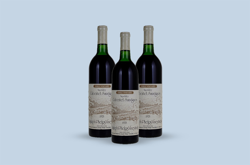 Joseph Phelps Vineyards Backus Vineyard Cabernet Sauvignon 1978