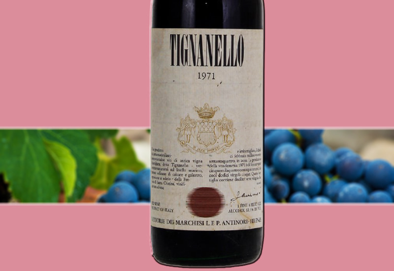 1971 Marchesi Antinori Tignanello Toscana IGT