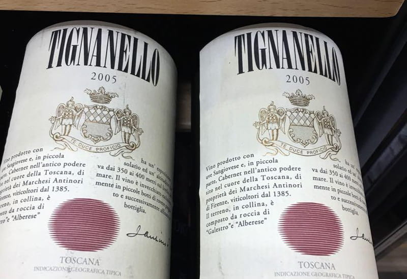 2005 Marchesi Antinori Tignanello Toscana IGT