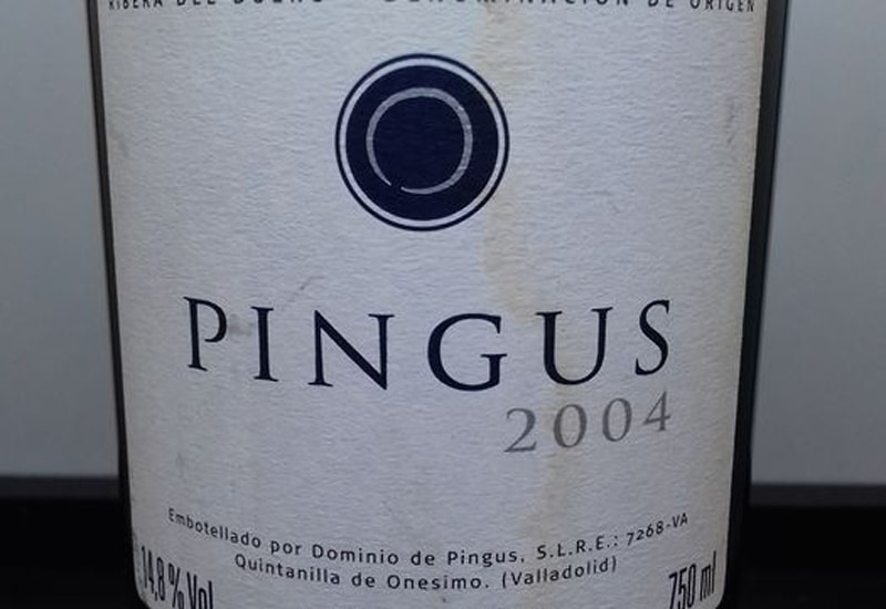 2004 Dominio de Pingus 'Pingus' Ribera del Duero, Spain