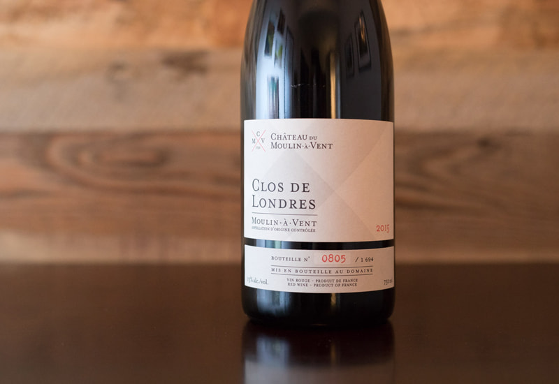 2015 Château du Moulin-a-Vent 'Moulin-a-Vent' Clos de Londres Château, Beaujolais, France
