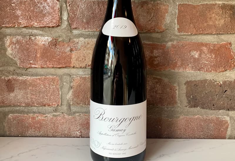 2019 Domaine Leroy Bourgogne Gamay, Burgundy, France