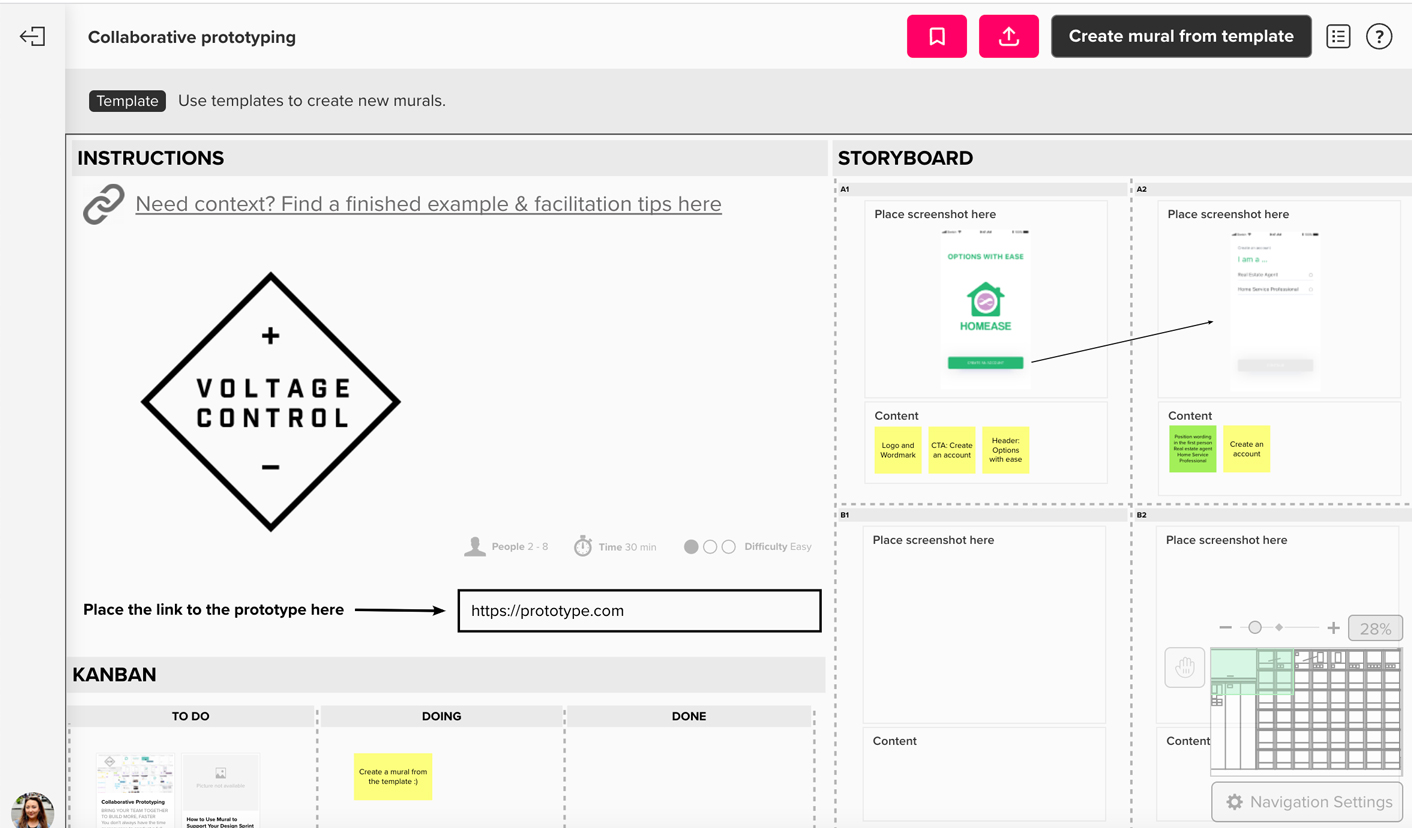 Collaboration Prototype Template