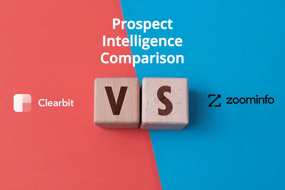 Prospect Intelligence Comparison Clearbit vs ZoomInfo Lift AI