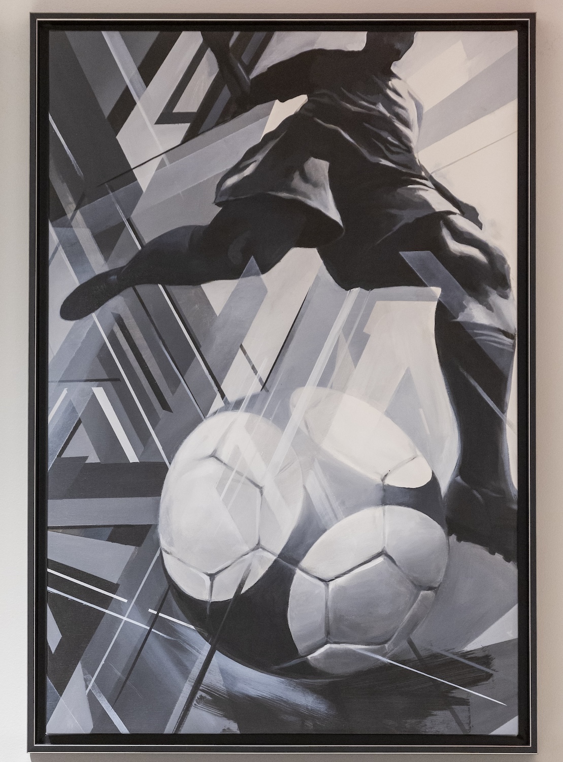 Broken Play 3 by Jake Messing Art Collection at MercedesBenz Stadium