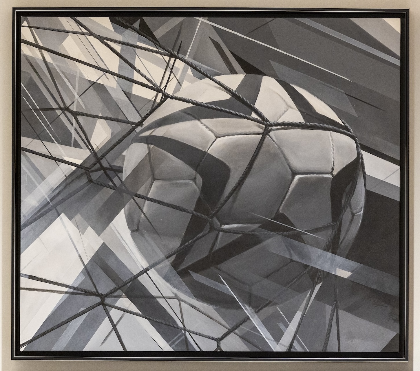 Broken Play 2 by Jake Messing Art Collection at MercedesBenz Stadium