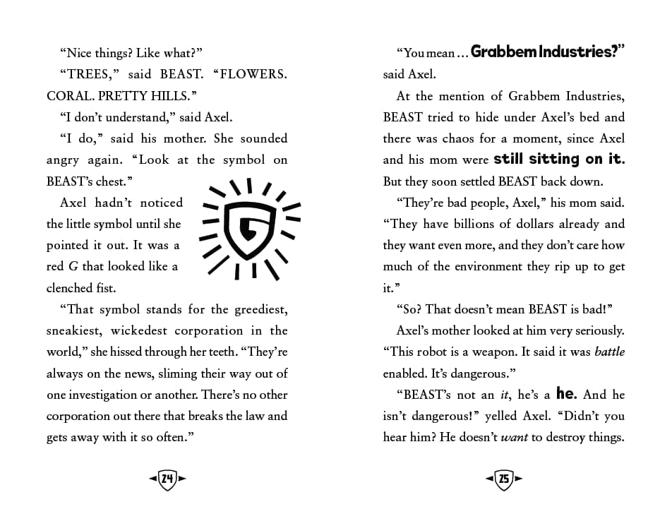 Axel & Beast The Grabbem Getaway Chapter Book 1 by adrian c bott