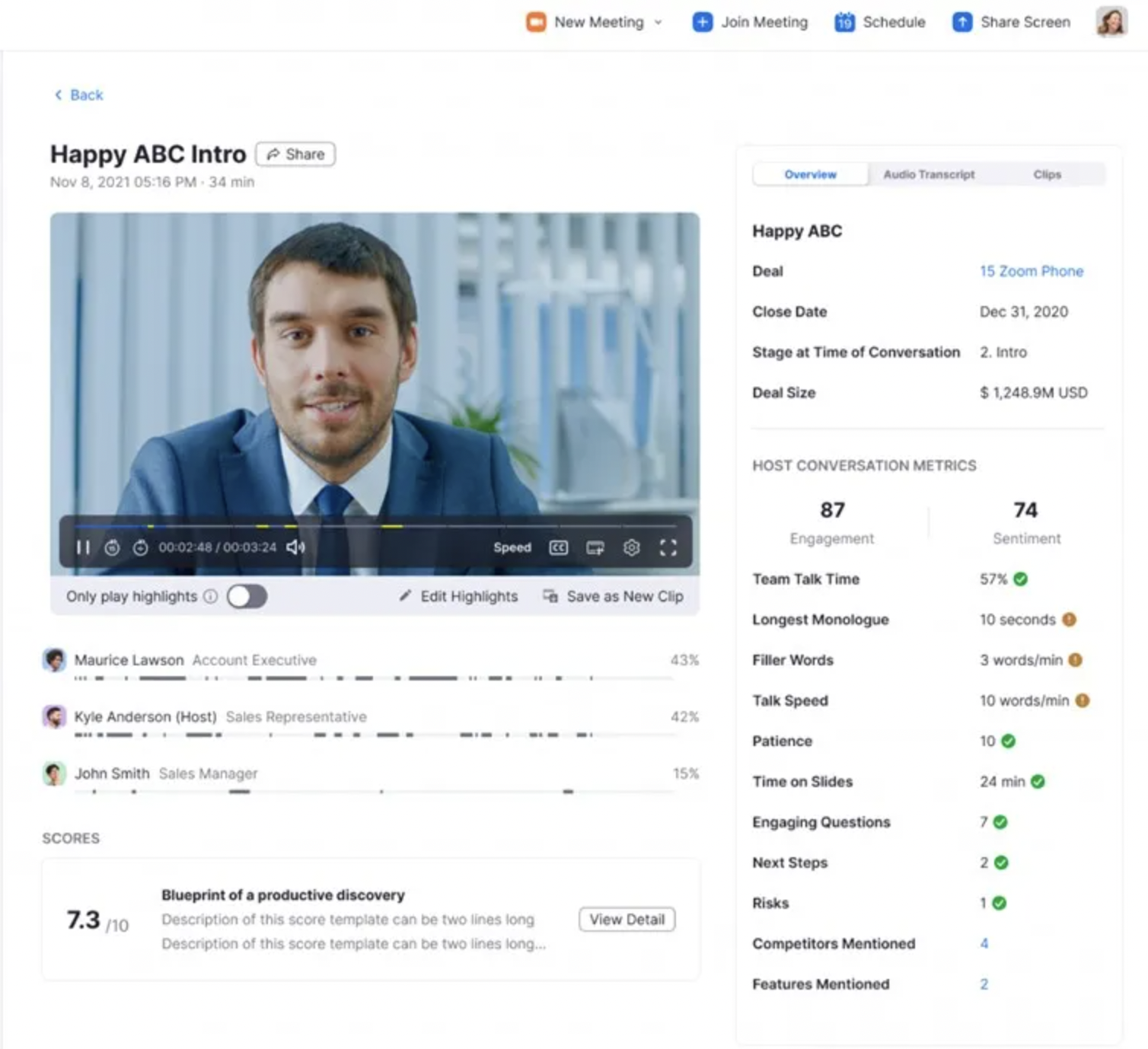 Zoom Revenue Accelerator vs. Gong.io Which one should you buy? Avoma