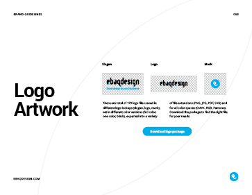 The Brand Guidelines Kit from EbaqDesign