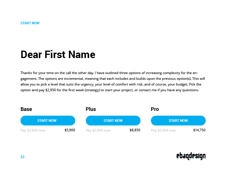 How To Write A Design Proposal