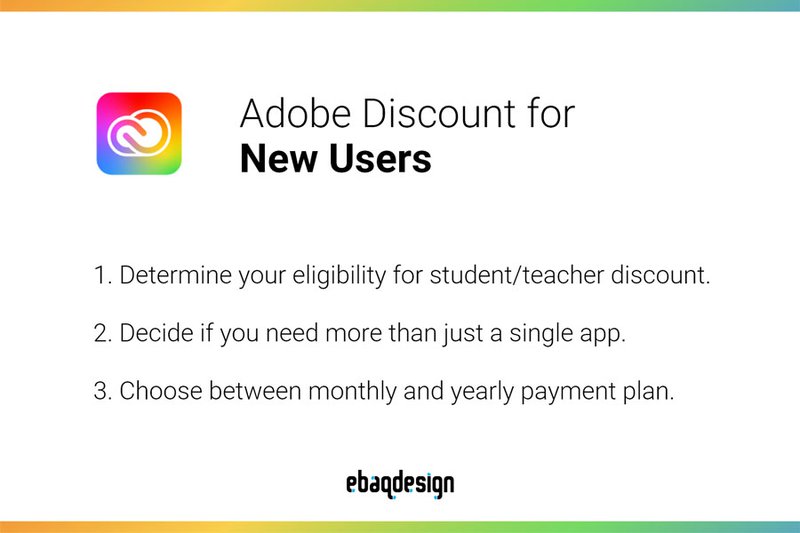 Adobe Discount for New Users