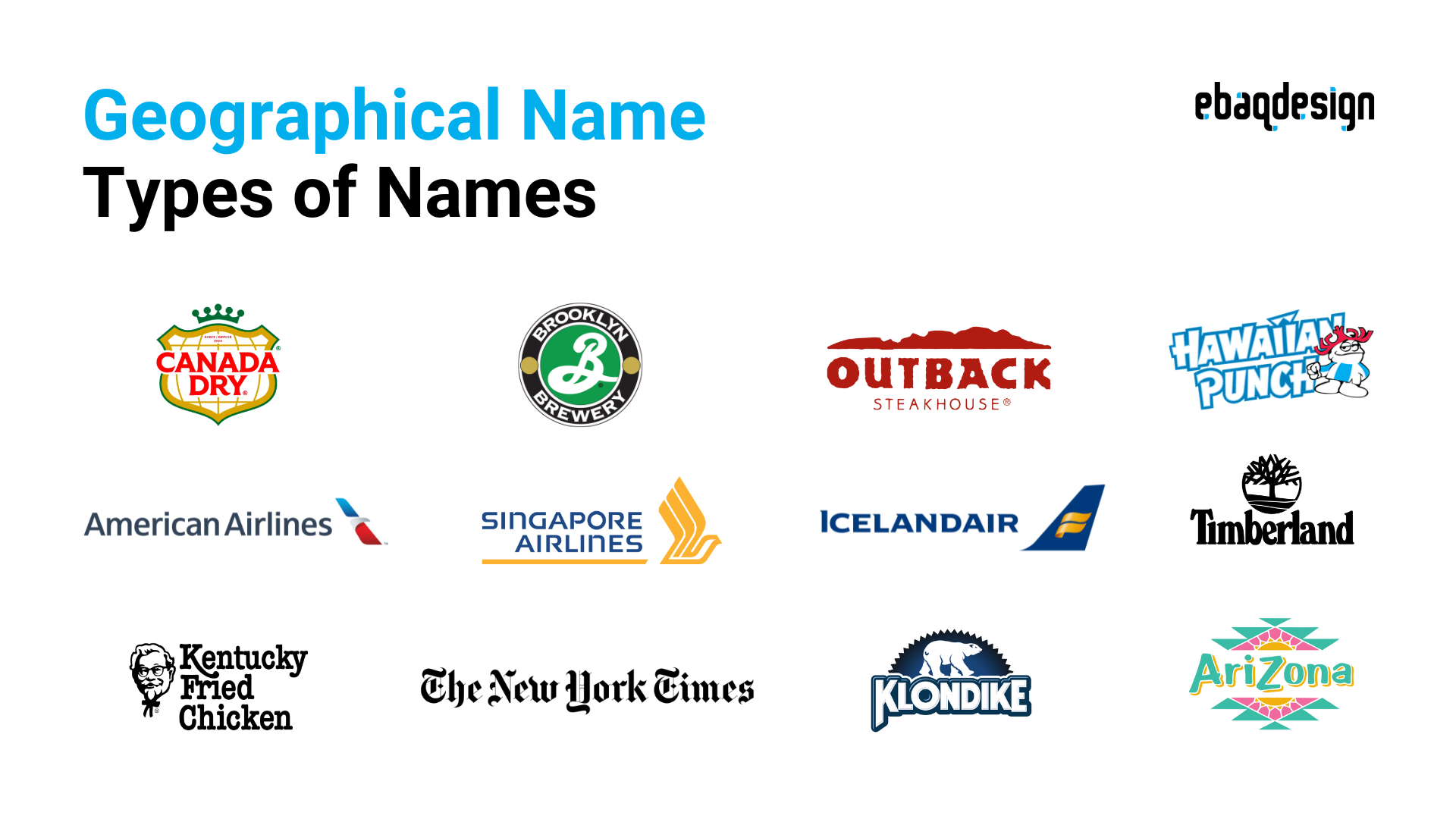 The 9 Popular Types of Brand Names