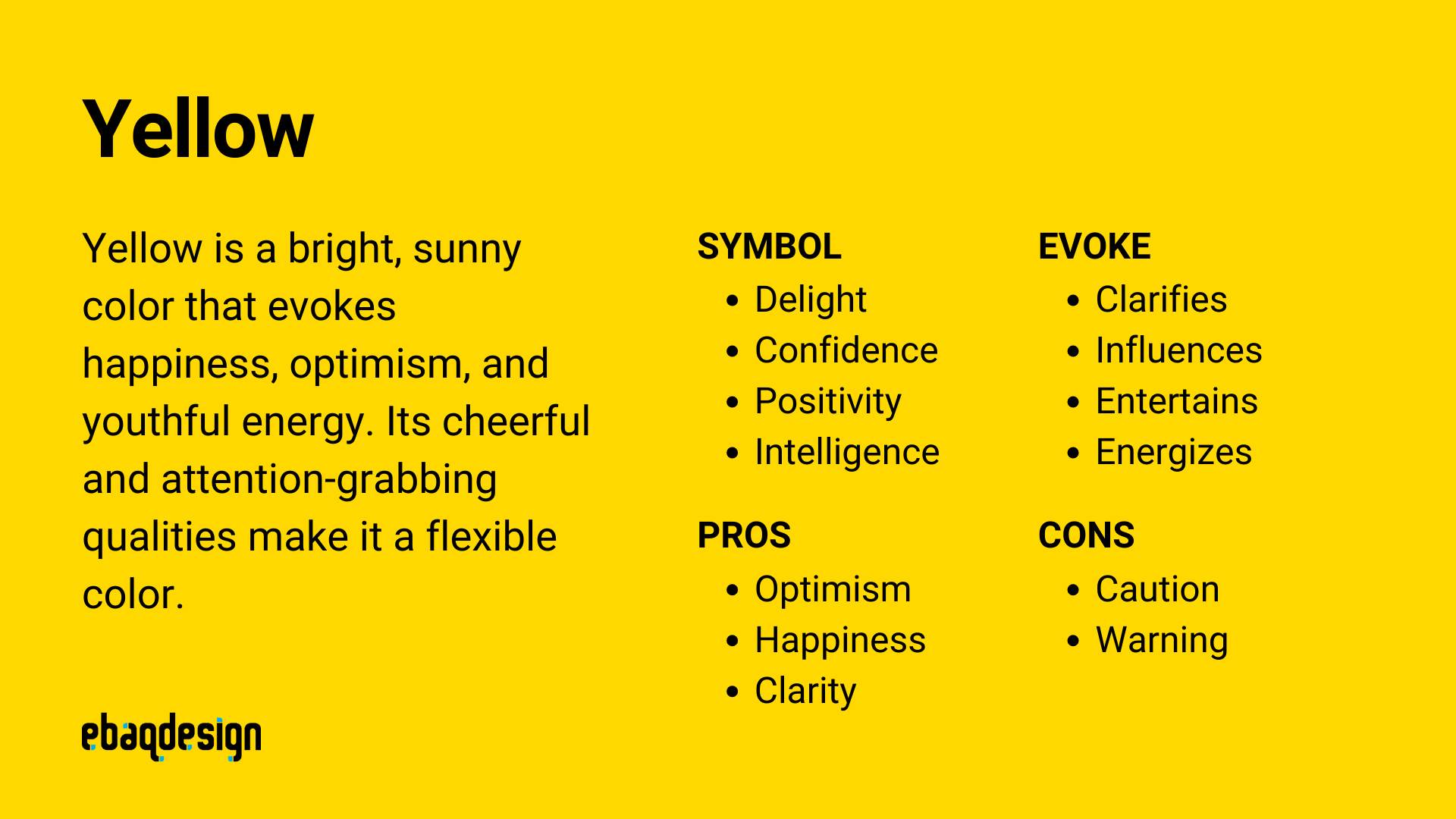 Yellow Color Meaning