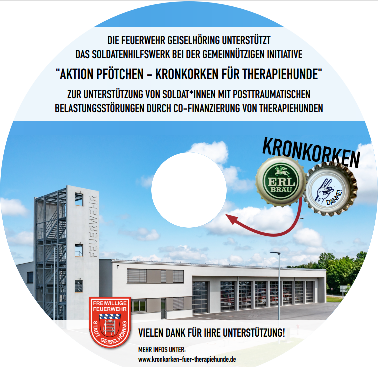 Aktion Pfötchen - Kronkorken für Therapiehunde - Freiwillige Feuerwehr ...