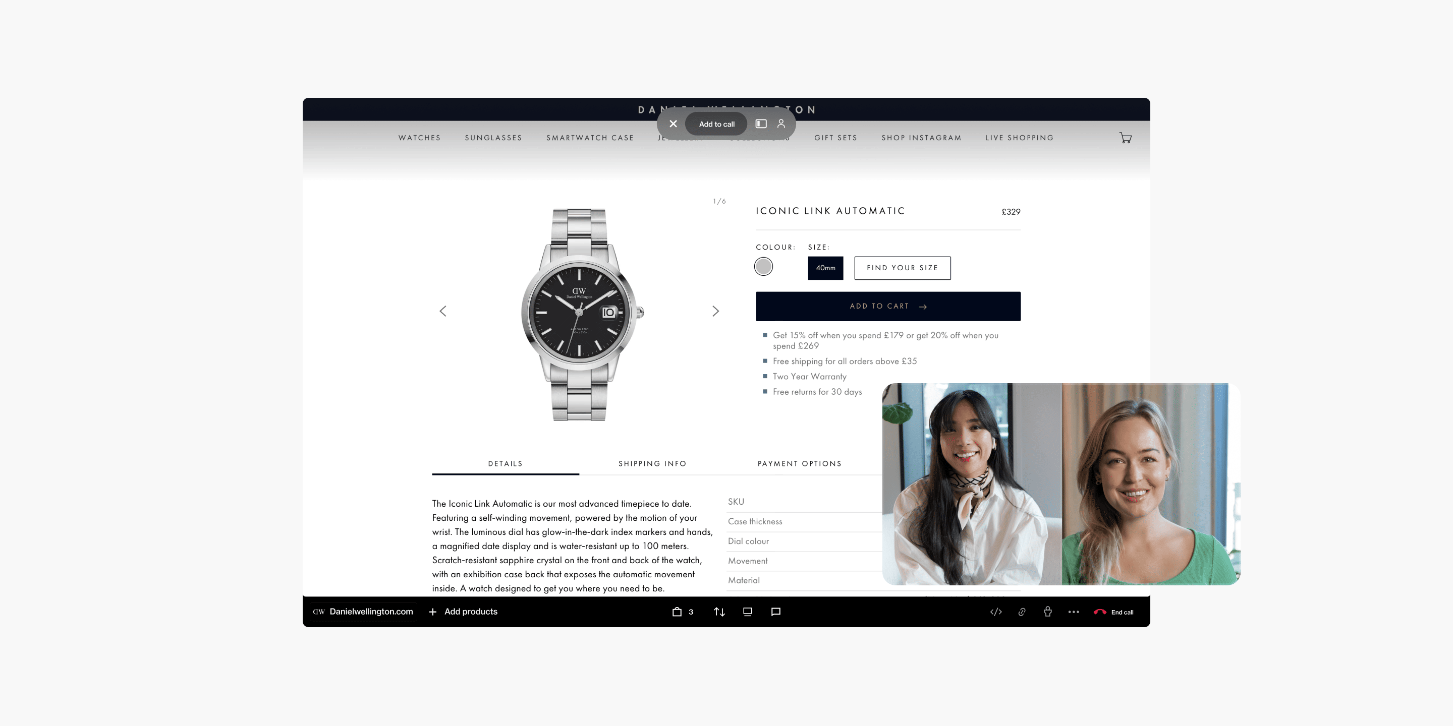 Guide customers
to complete sales
with Cobrowsing
