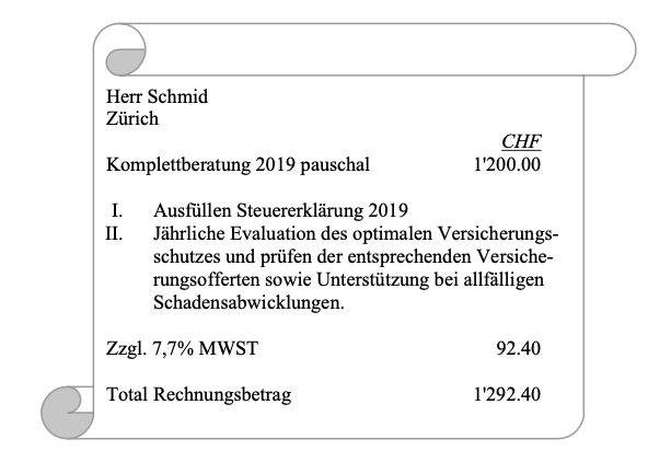 MWST Mehrwertsteuer Leistungskombination und Ermessenseinschätzungen Nadia Tarolli Schmidt Urs Denzler Seminar Fallbeispiele ZSIS ISIS Steuerrecht tax law Leistungskombination Grundlagen