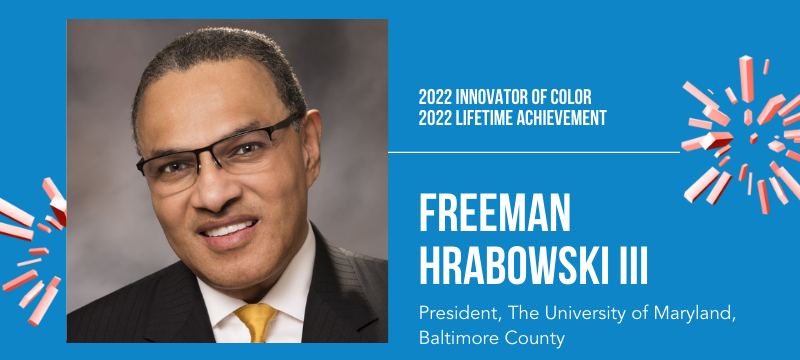 Freeman Hrabowski III and Adrian Ridner Named 2022 Innovators of Color
