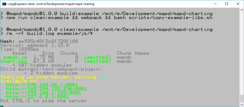 npm run start