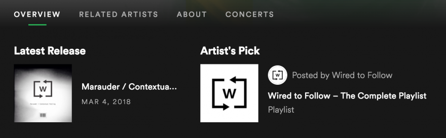 Not only can you tell fans about your own music, you can tell them what you listen to on Spotify.