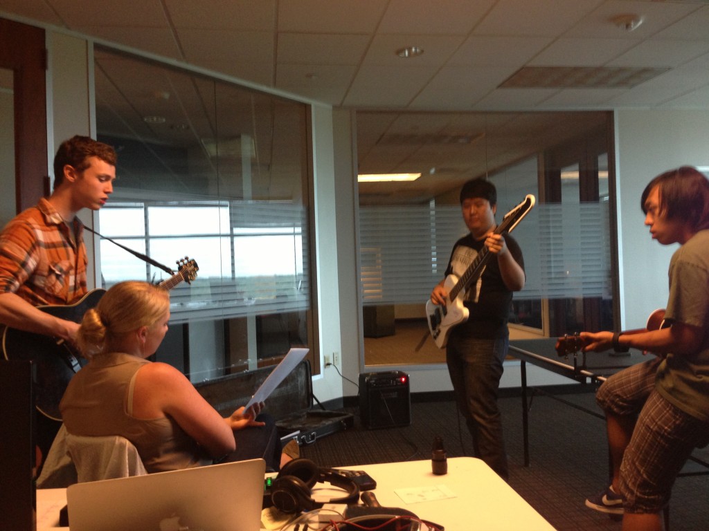 BP3 Interns, rocking out