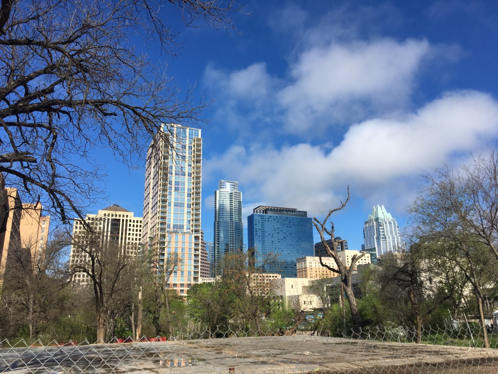 New buildings in the skyline