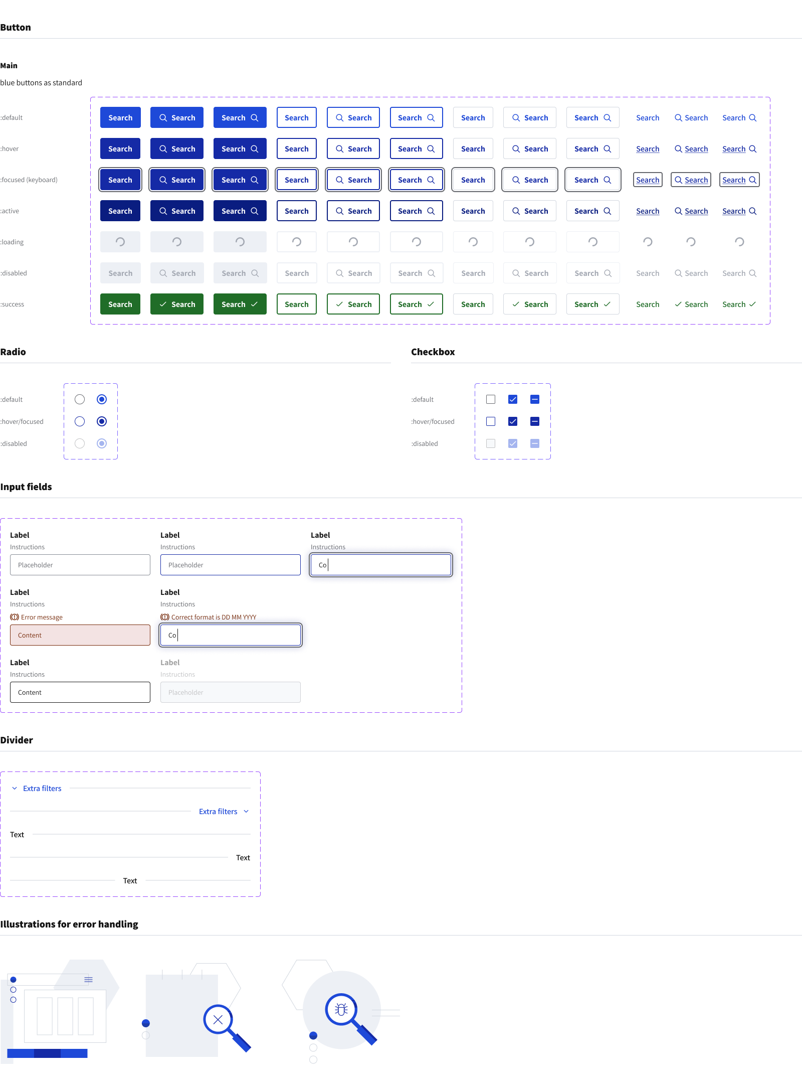 Accessibility documentation