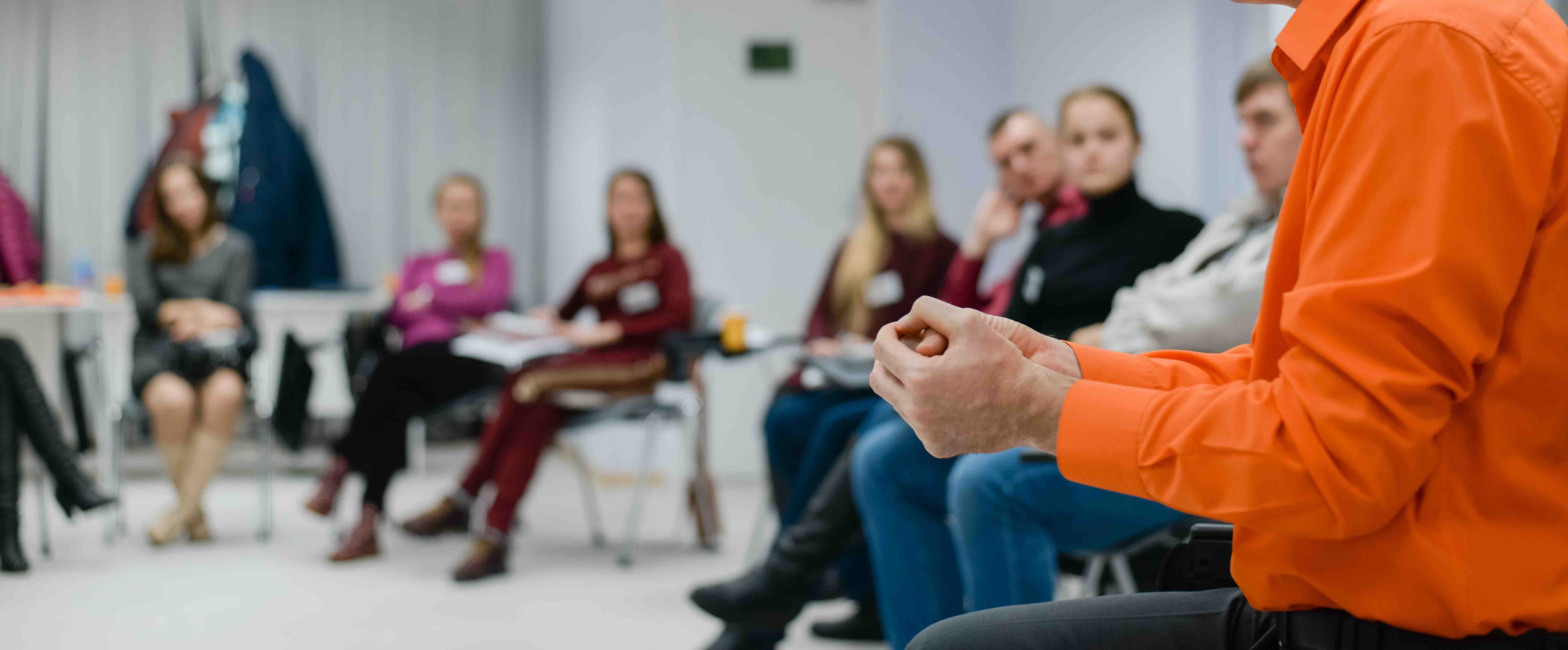 Group of people learning