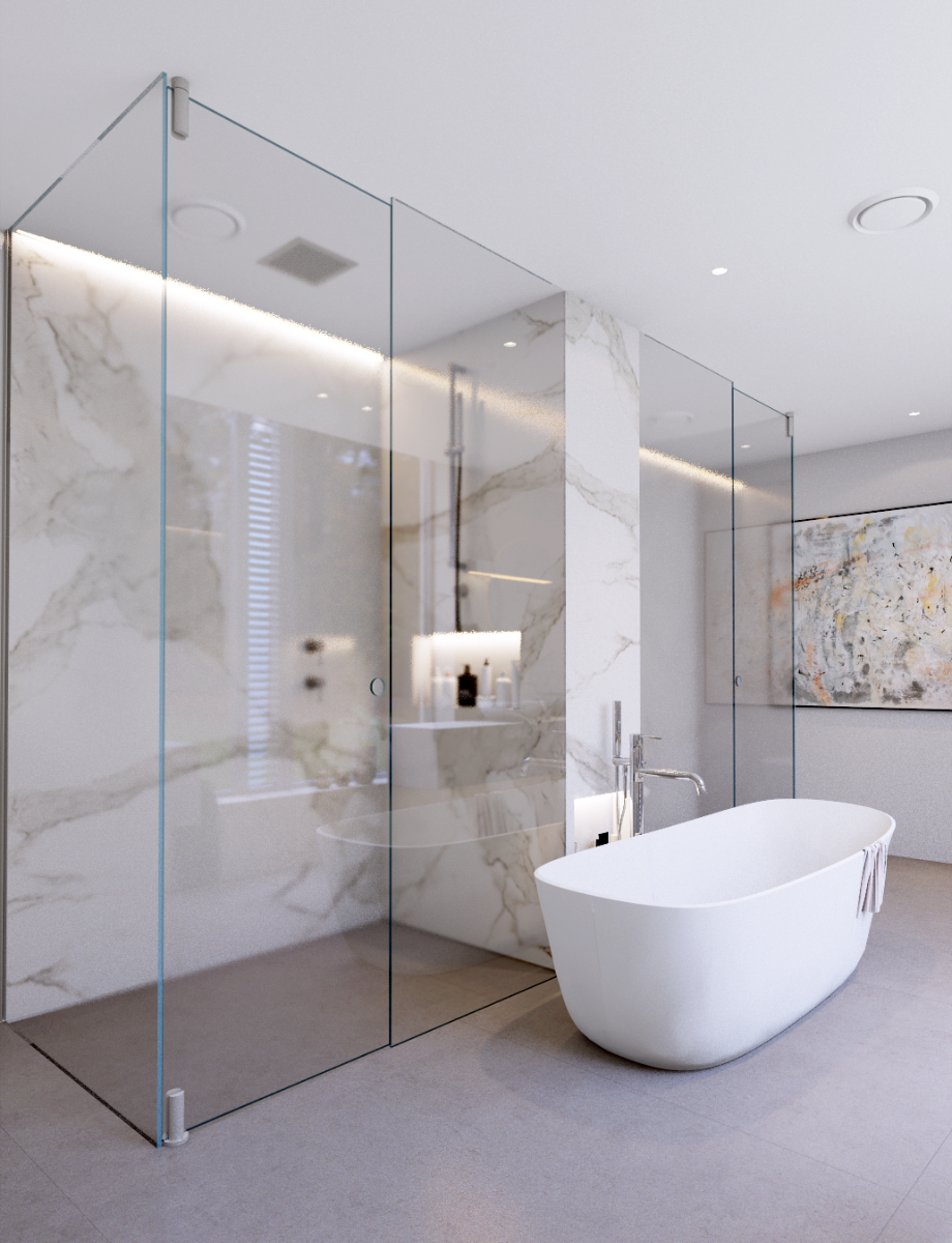 Bathroom by Minosa Design featuring BR500