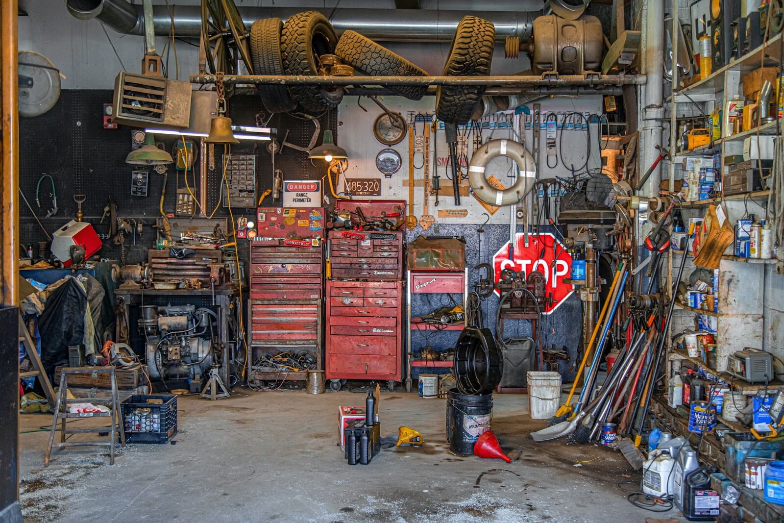 dirty basement that needs to be cleaned