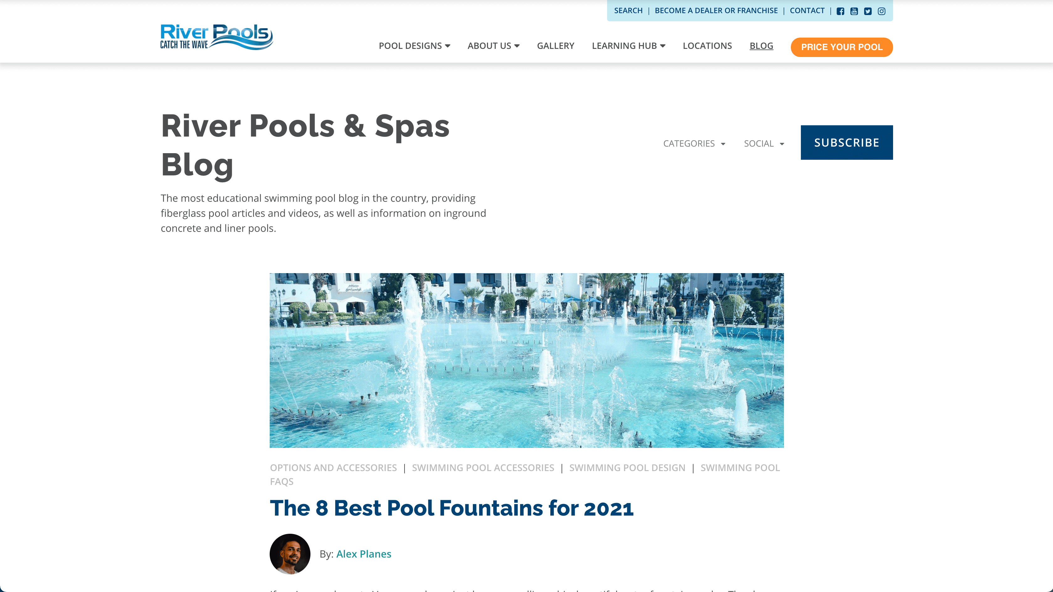 river pool and spas blog