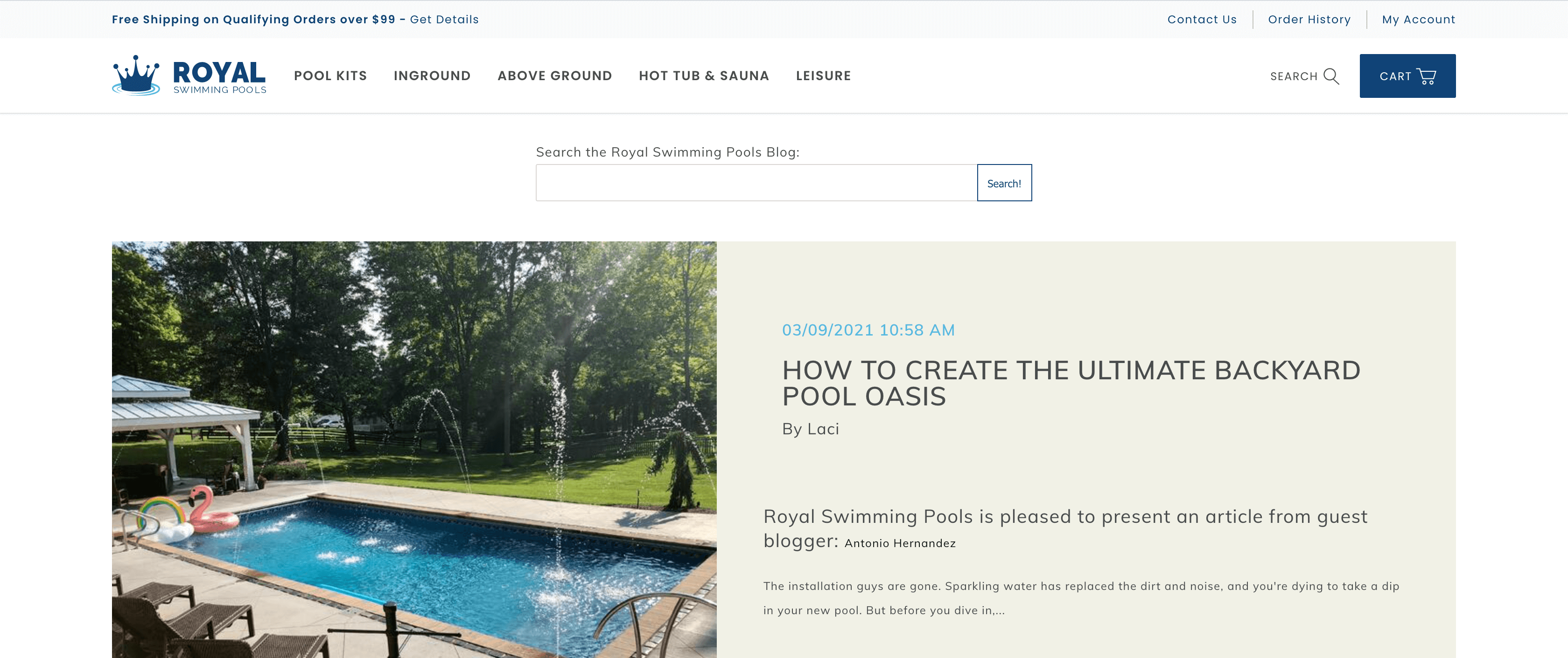 royal swimming pools blog
