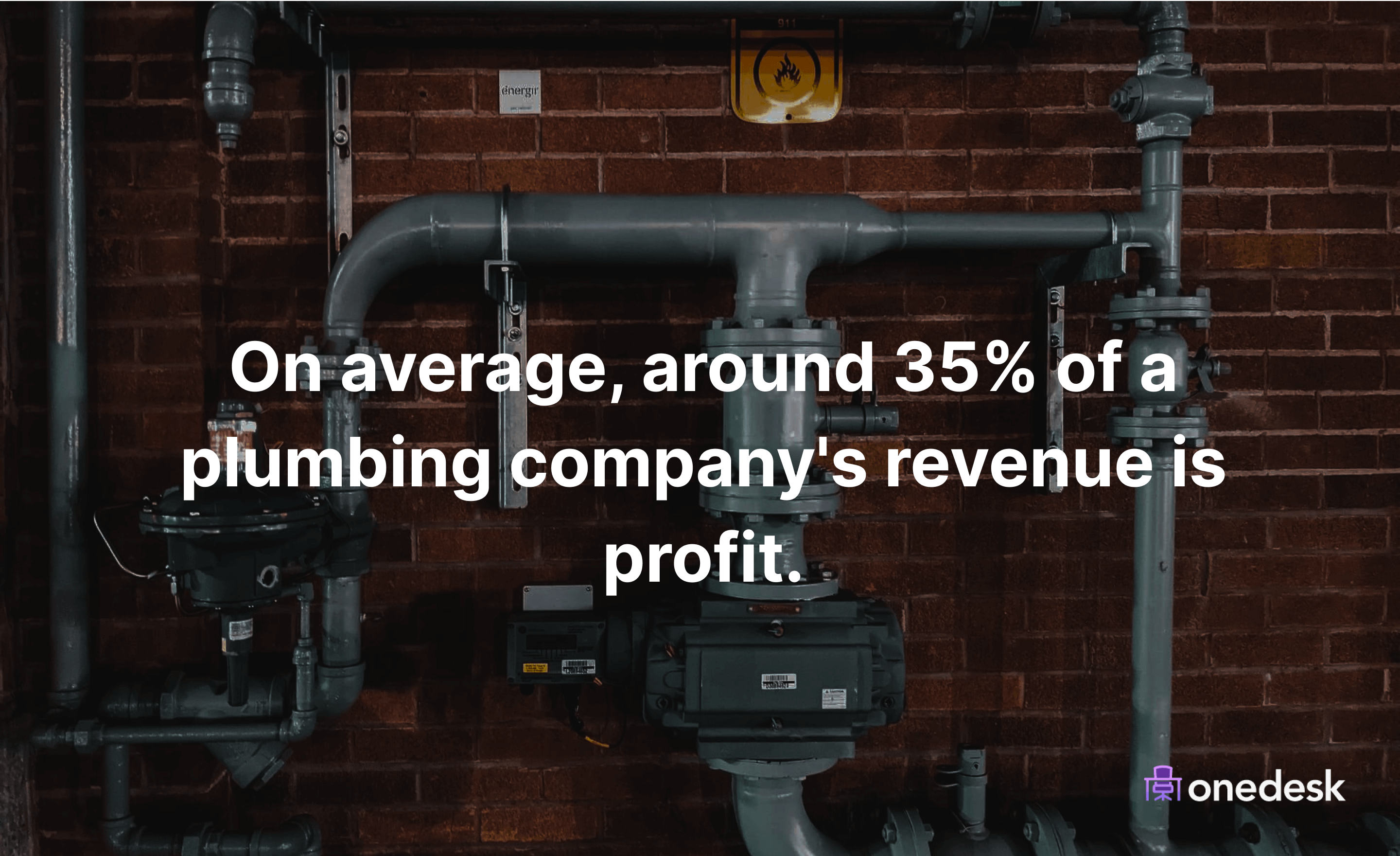 plumbing company average profit