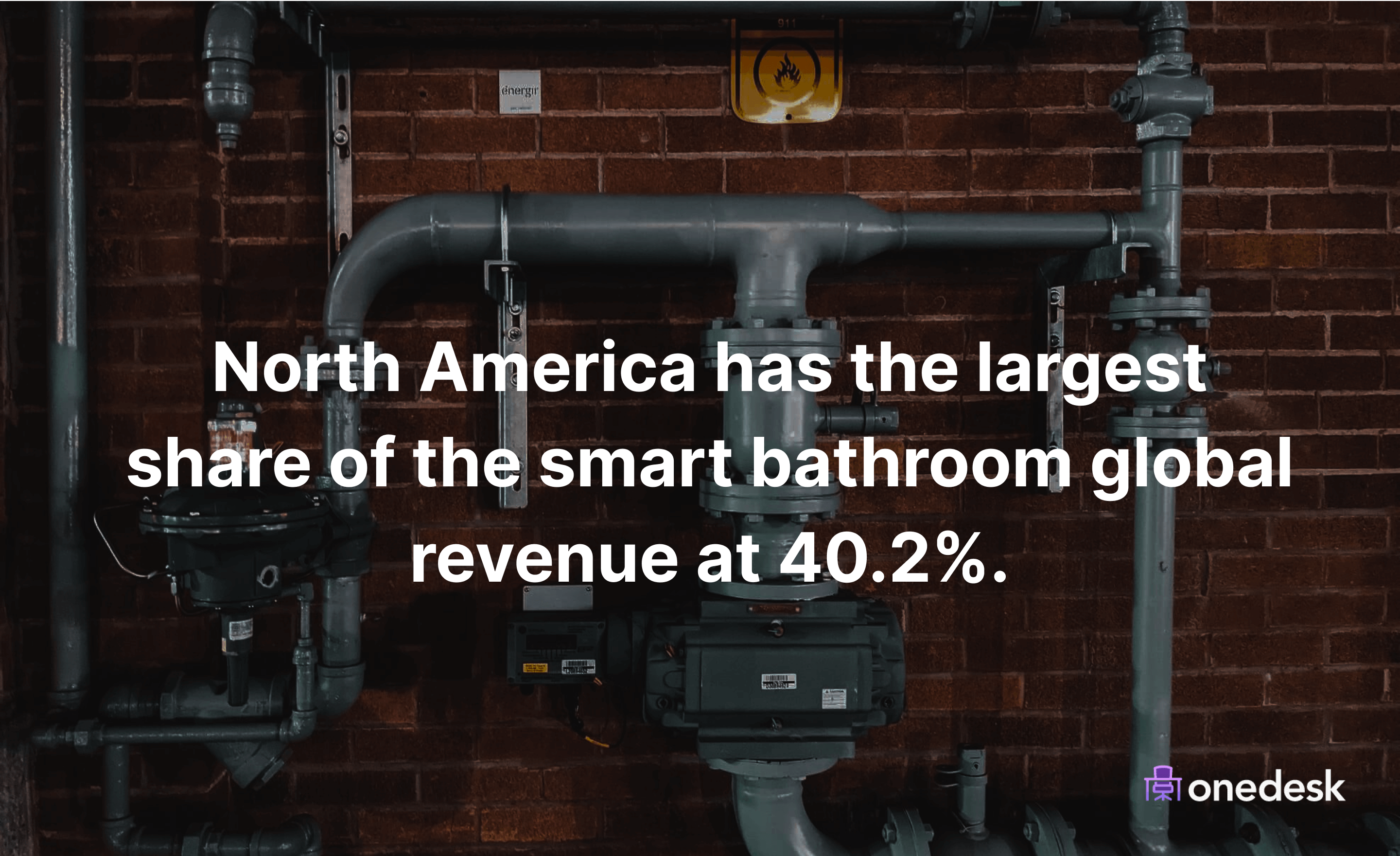 north america share of smart bathroom revenue