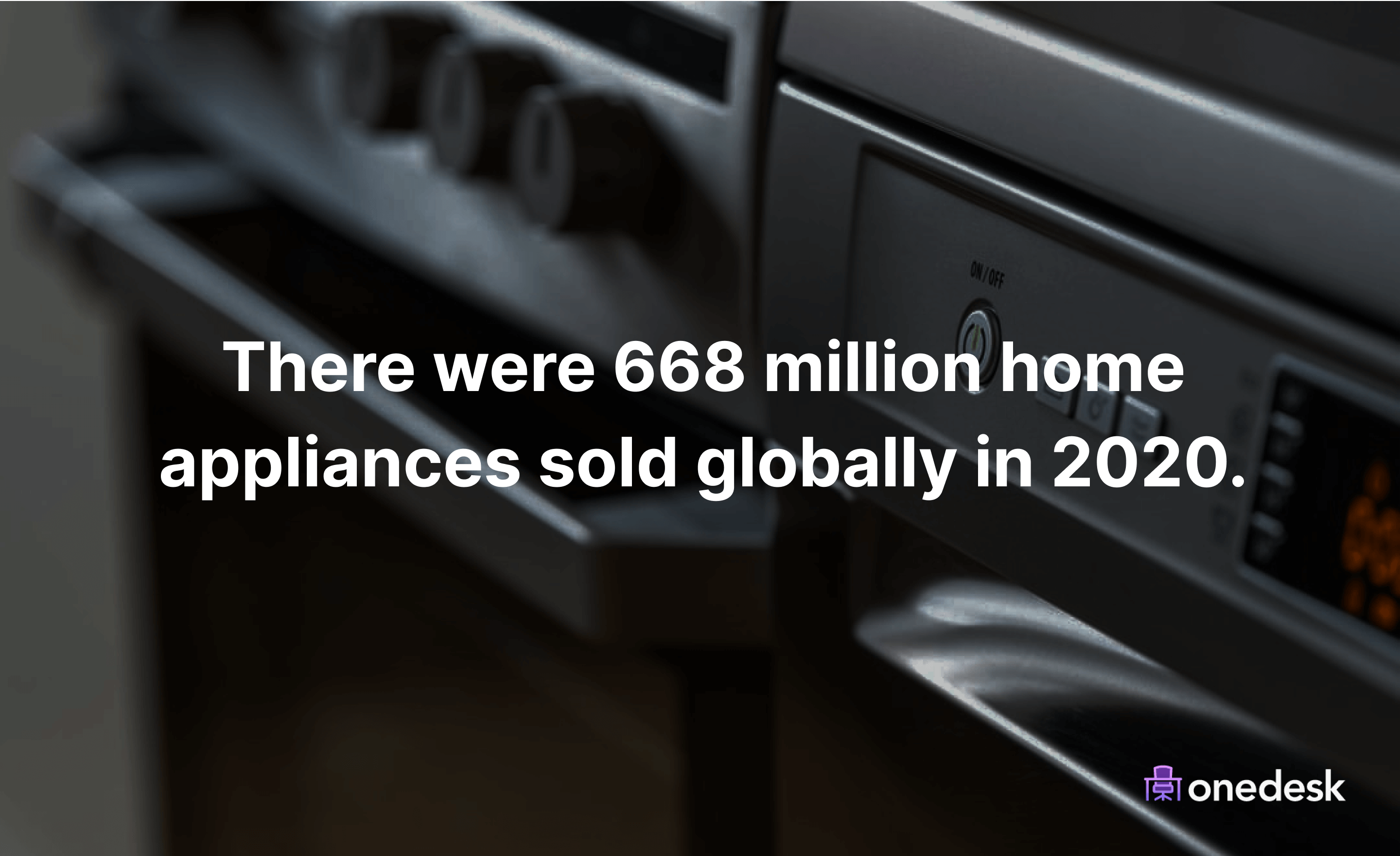 number of home appliances sold