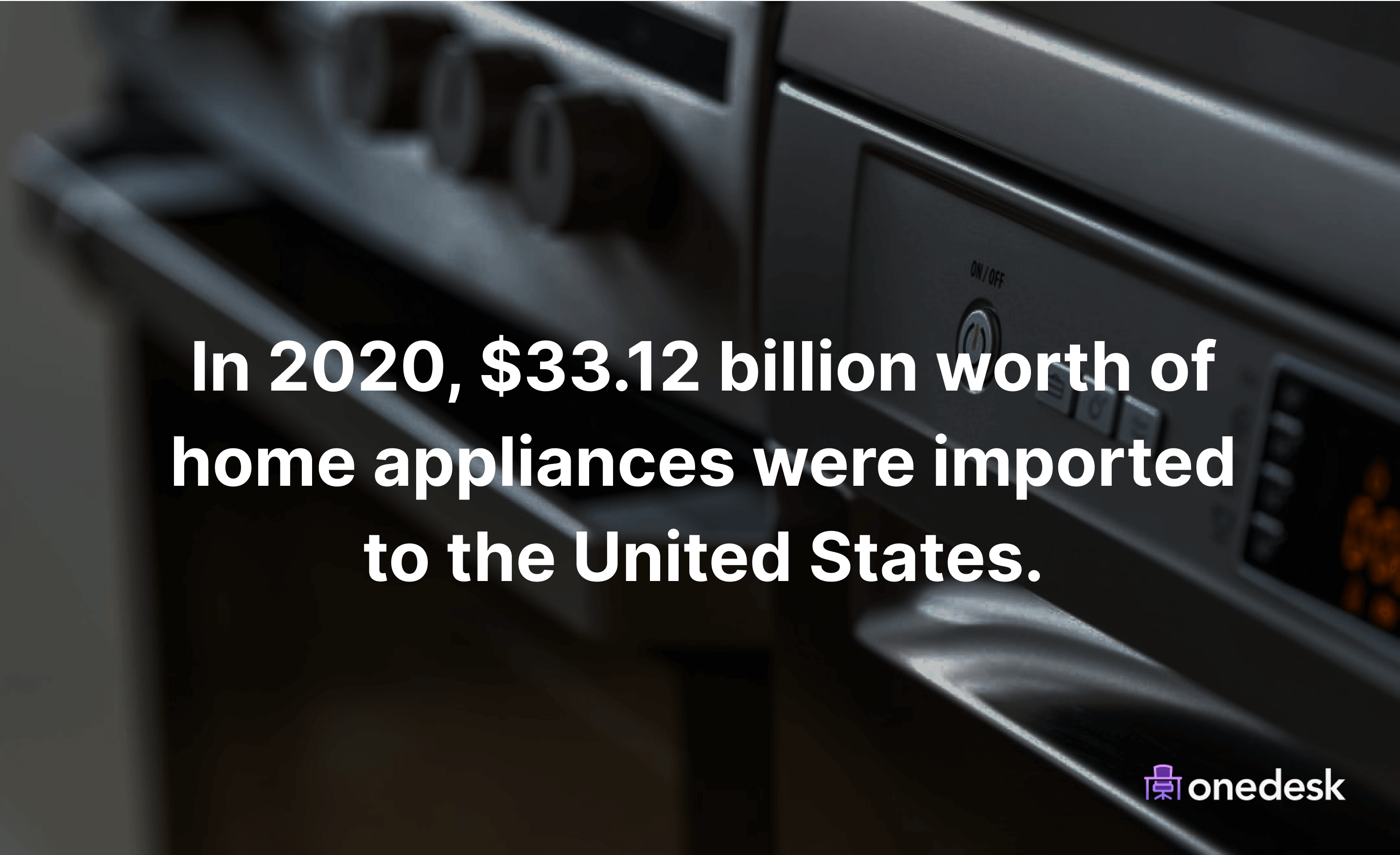 important home appliances to the usa
