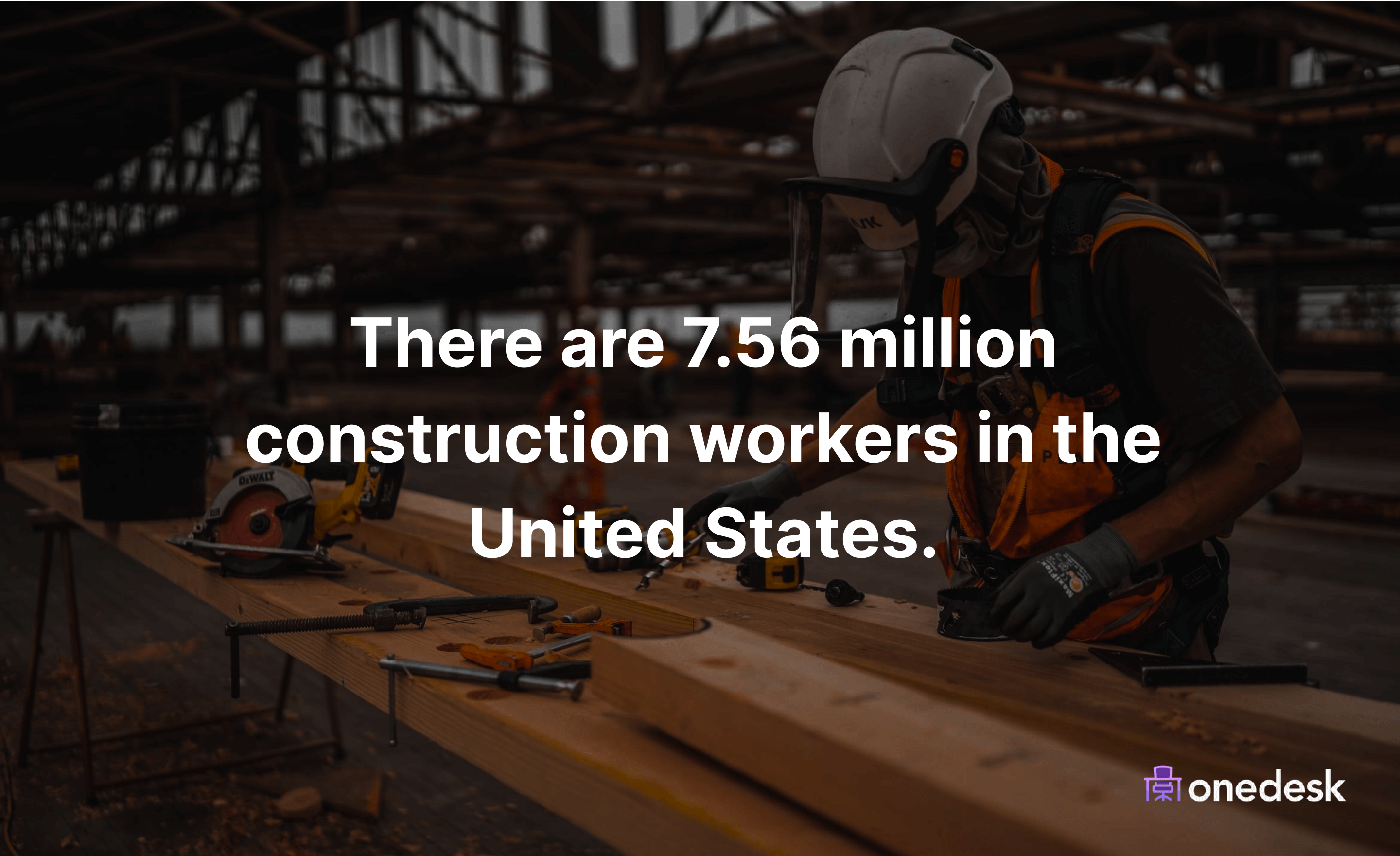 number of construction workers in the usa