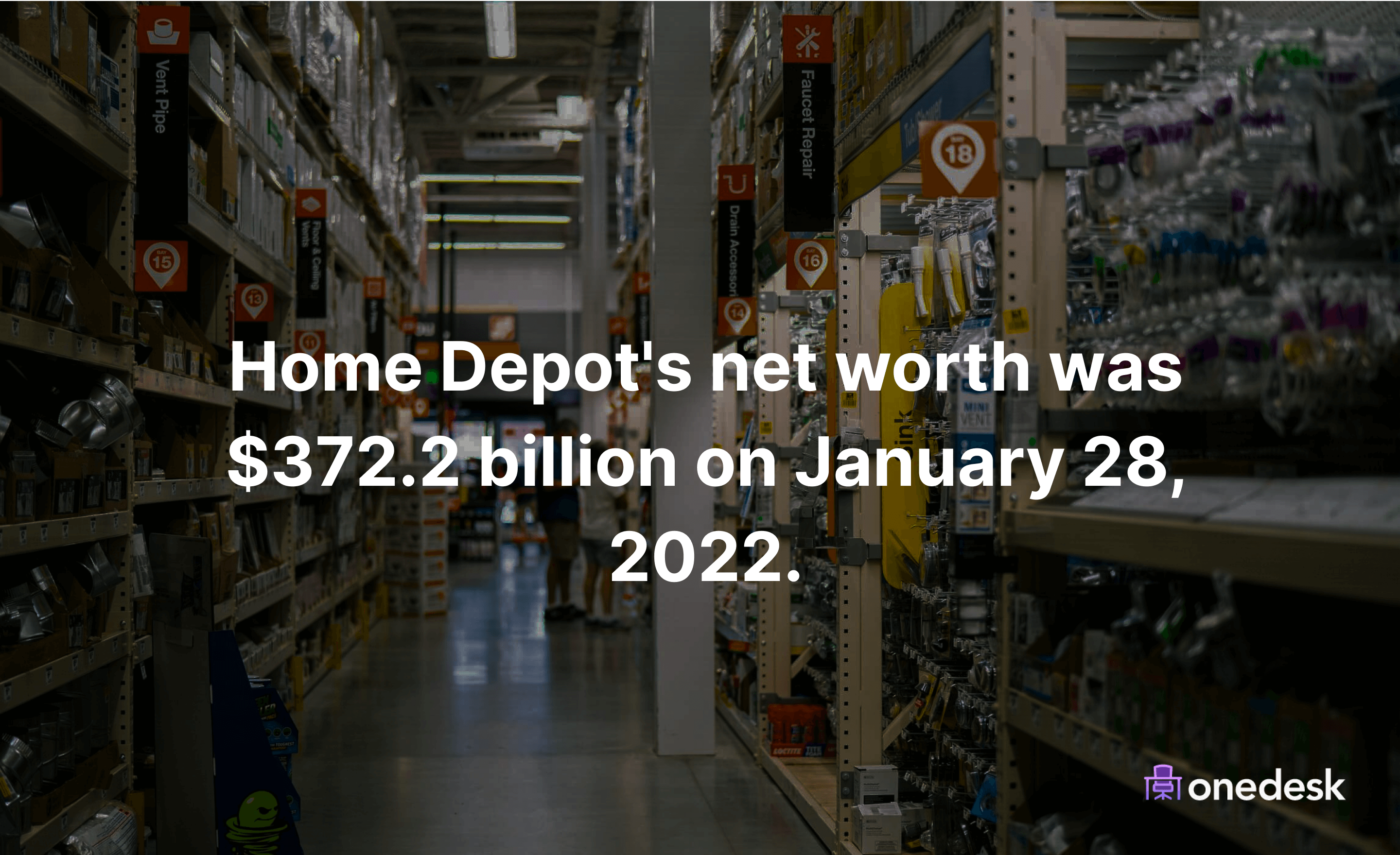 home depot net worth/valuation