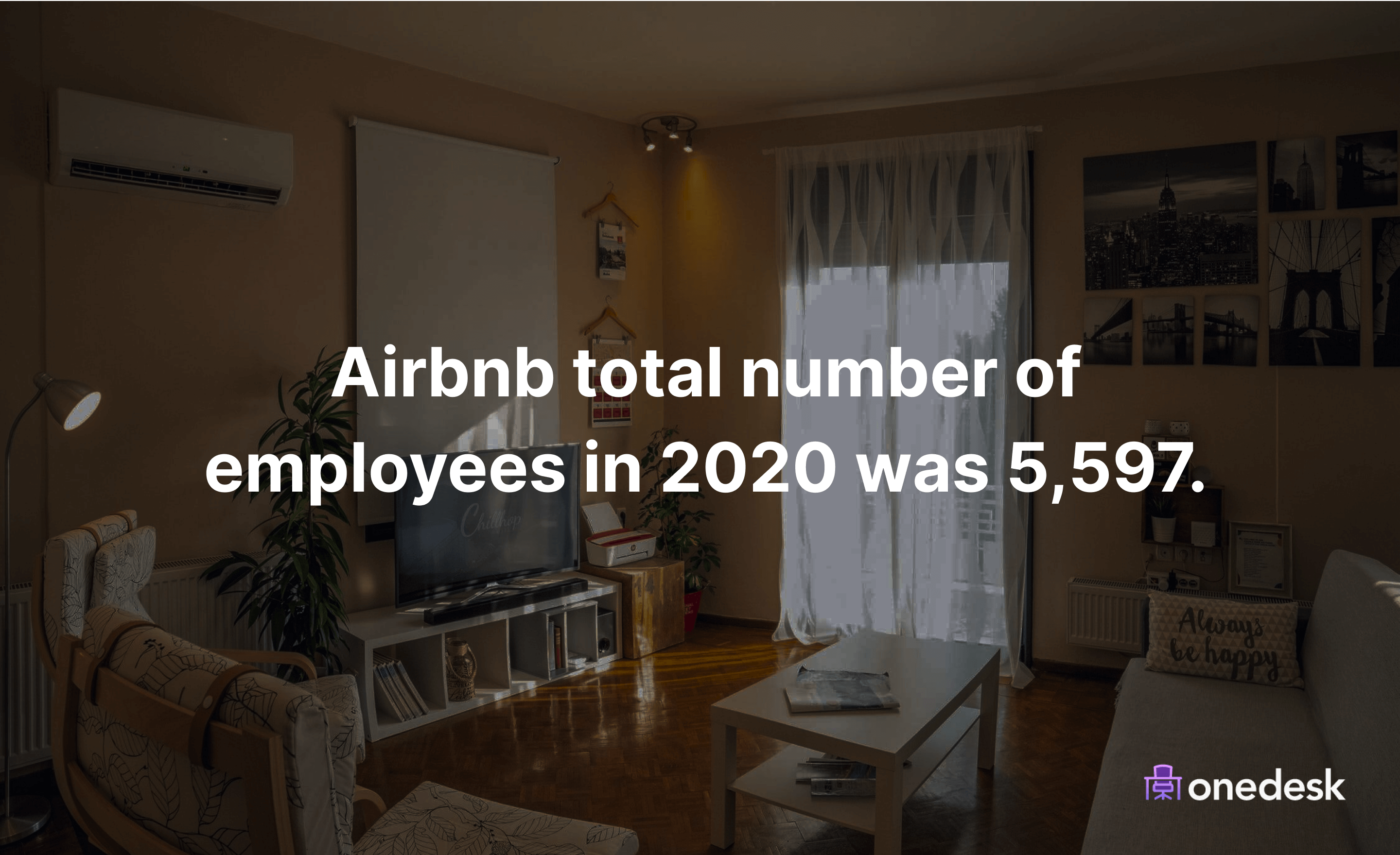 number of airbnb employees
