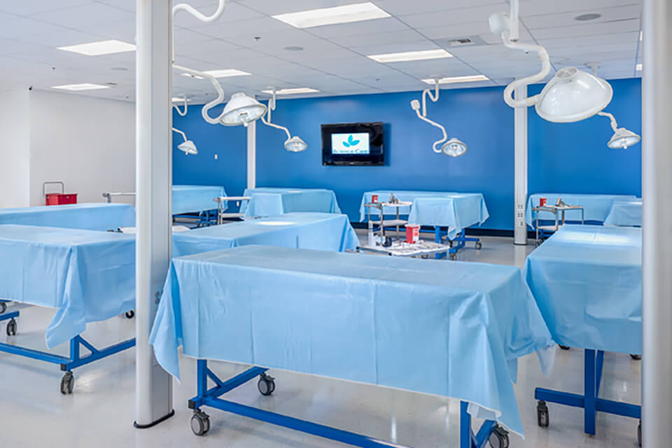 Long Beach CA medical training facility & bioskills lab