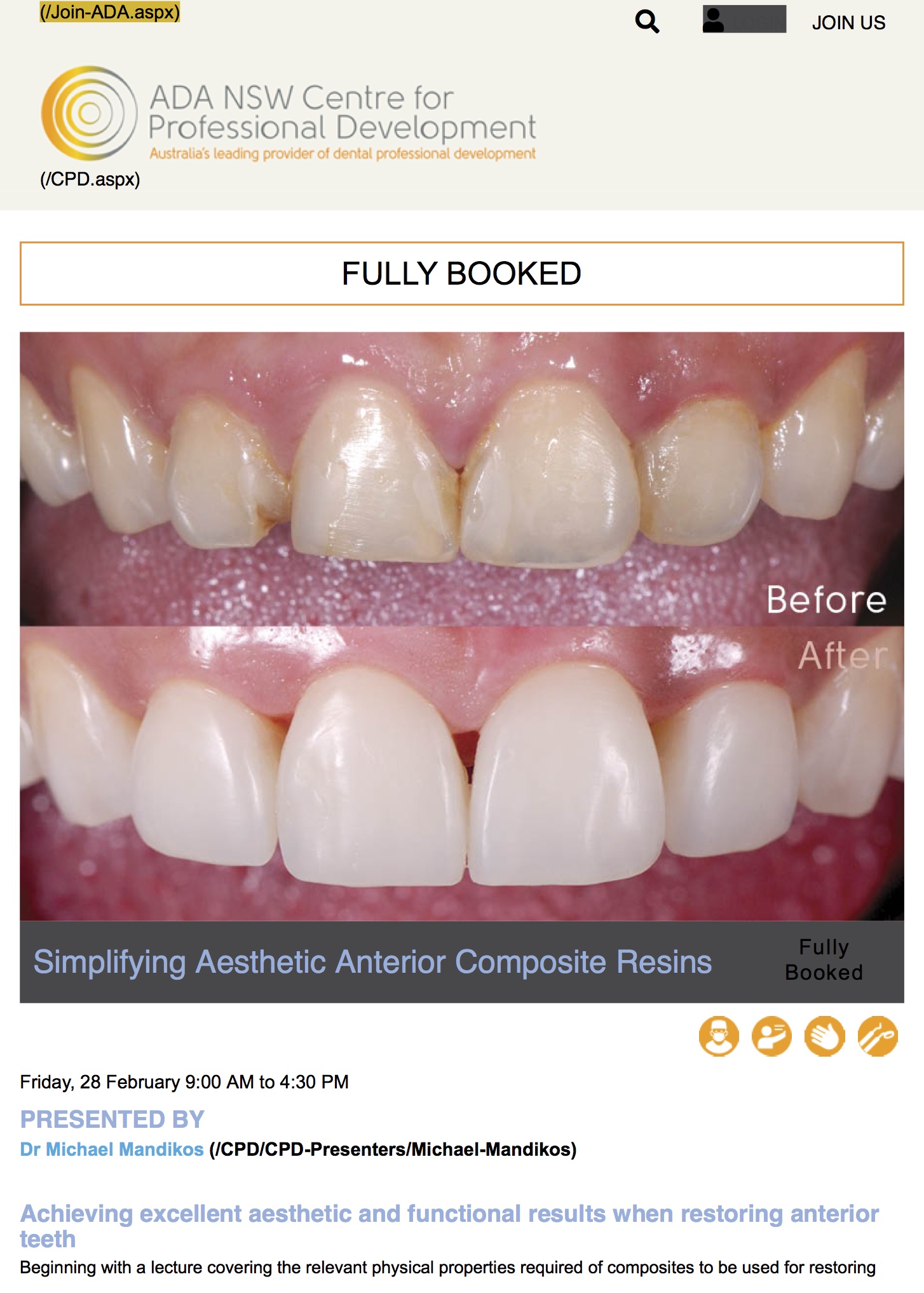 Previous Events Brisbane Prosthodontics